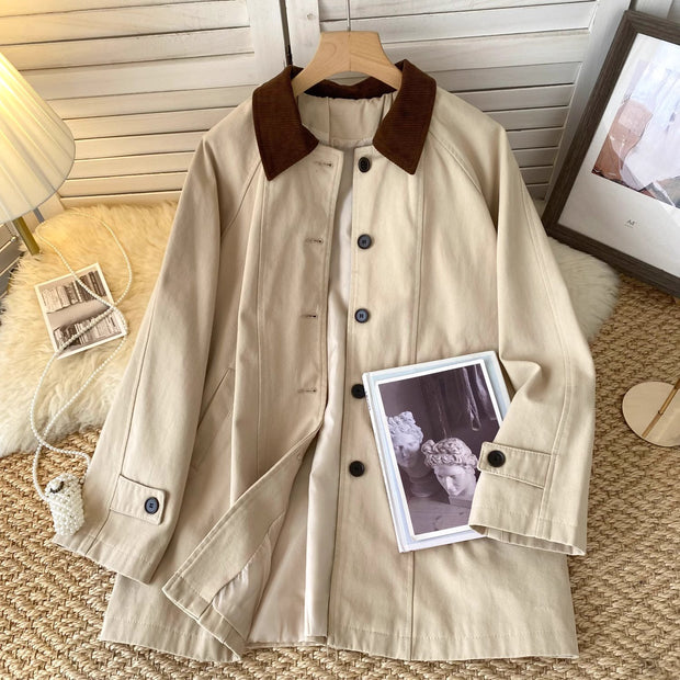 Diana Contrast Collar Jacket